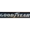 Autocollant Goodyear blanc fond noir L 480 H 90 mm