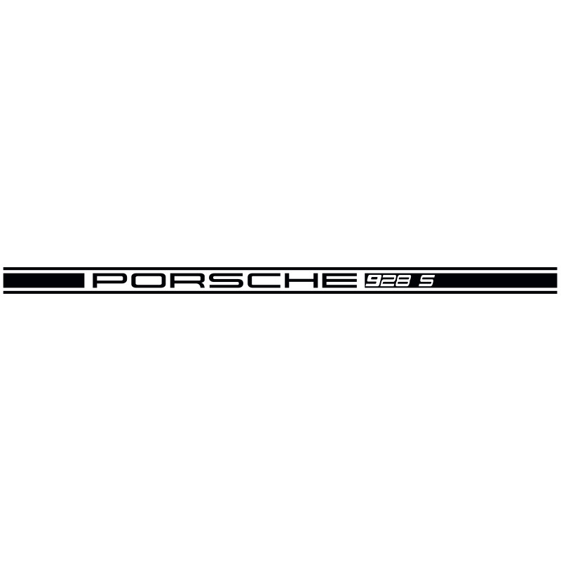 sticker PORSCHE-Bande-928 S noire-1800x87mm