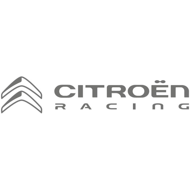 Autocollant CITROEN-Racing-logo horizontal gris  L 300 H 60 mm