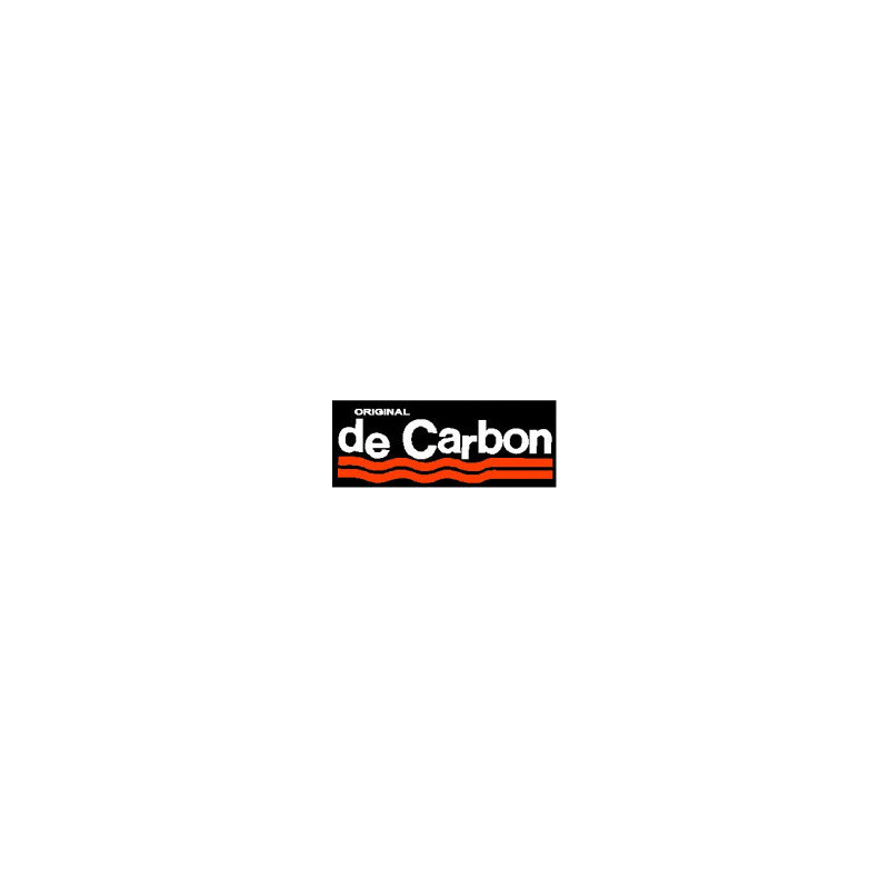 Autocollant DE CARBON Original Logo L  200 H 80 mm