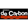 Autocollant DE CARBON Original Logo L  200 H 80 mm