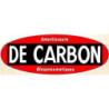 STICKER DE CARBON Ovale L 135 H 50 mm