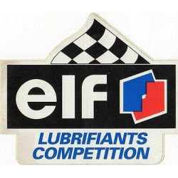 Autocollant ELF lubrifiants...