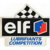 Autocollant ELF lubrifiants competition L 140 H 115 mm