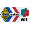 STICKER RENAULT ELF L 190 H 100 mm