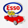 Autocollant ESSO logo cabriolet rouge L 100 H 100 mm