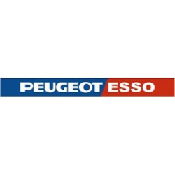 Autocollant ESSO peugeot-sport-esso L 370 H 40 mm