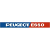 Autocollant ESSO peugeot-sport-esso L 370 H 40 mm