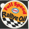 Autocollant ESSO Rallye sport Oil Diam 50 mm