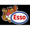 Autocollant ESSO logo Tigre fond noir  Largeur 150 H 110 mm