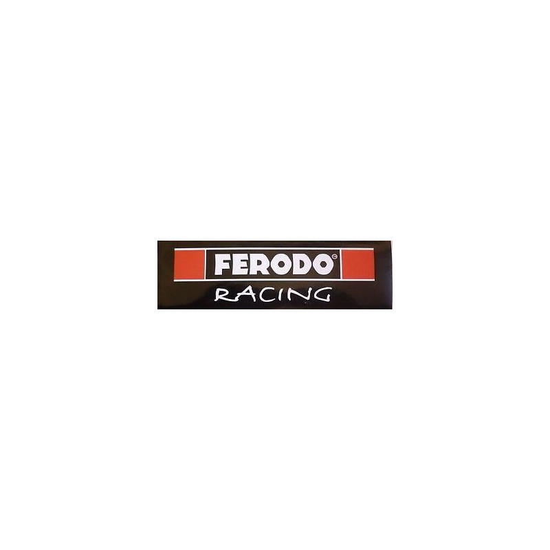 Autocollant FERODO Racing liseret rouge L 120 H 35 mm