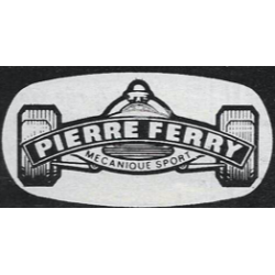 Autocollant FERRY Pierre logo noir L 100 H 50 mm