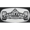 Autocollant FERRY Pierre logo noir L 100 H 50 mm