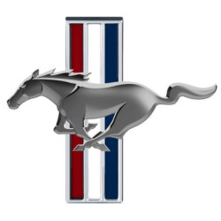 STICKER FORD MUSTANG tricolore L80 H 70 mm