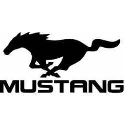 STICKER FORD-logo mustang...