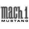 STICKER FORD Mustang mach 1 L 60 H 35 mm