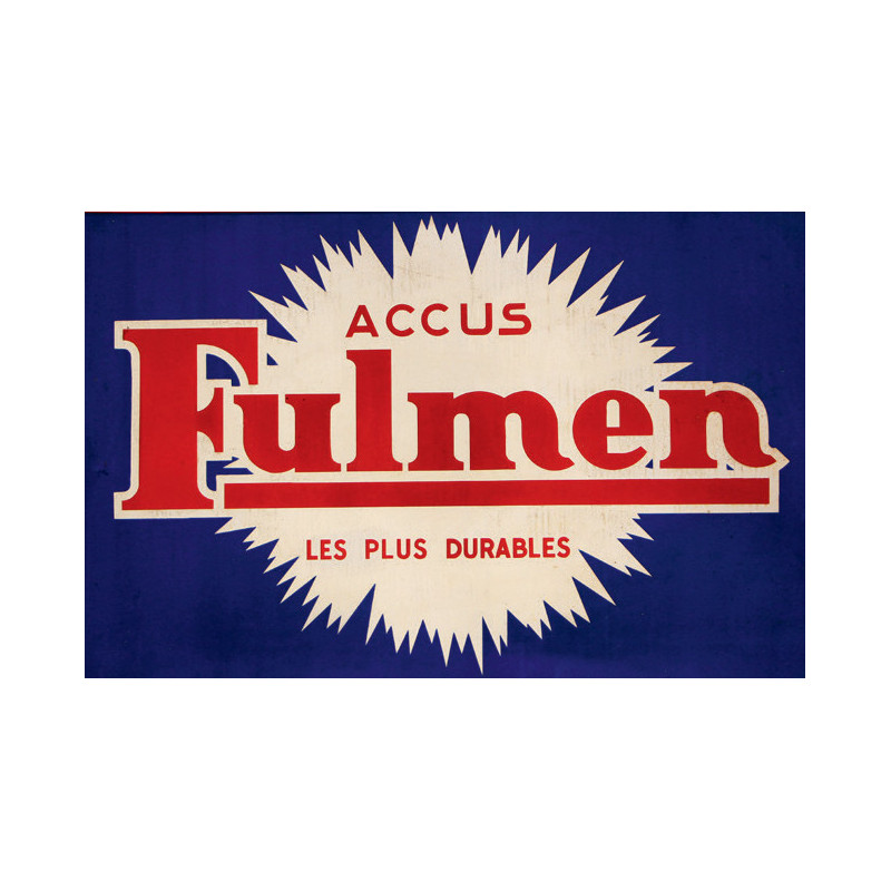 STICKER FULMEN Accus  L 100 H 65 mm