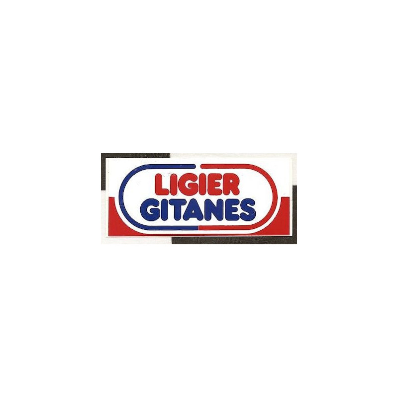 Autocollant GITANE LIGIER GITANE L 100 mm Ht  25 mm