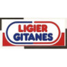 Autocollant GITANE LIGIER GITANE L 100 mm Ht  25 mm