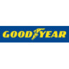 STICKER GOOD YEAR  Logo jaune fond bleuL 80 H 20 mm