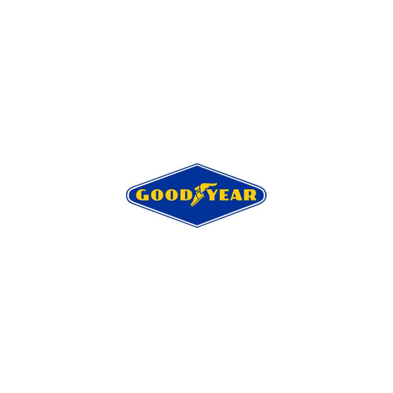 STICKER GOOD YEAR losange blanc-bleu L 90 h 45 mm