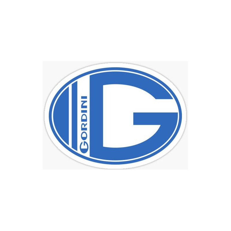 Autocollant GORDINI logo G  L 160 H 120 mm