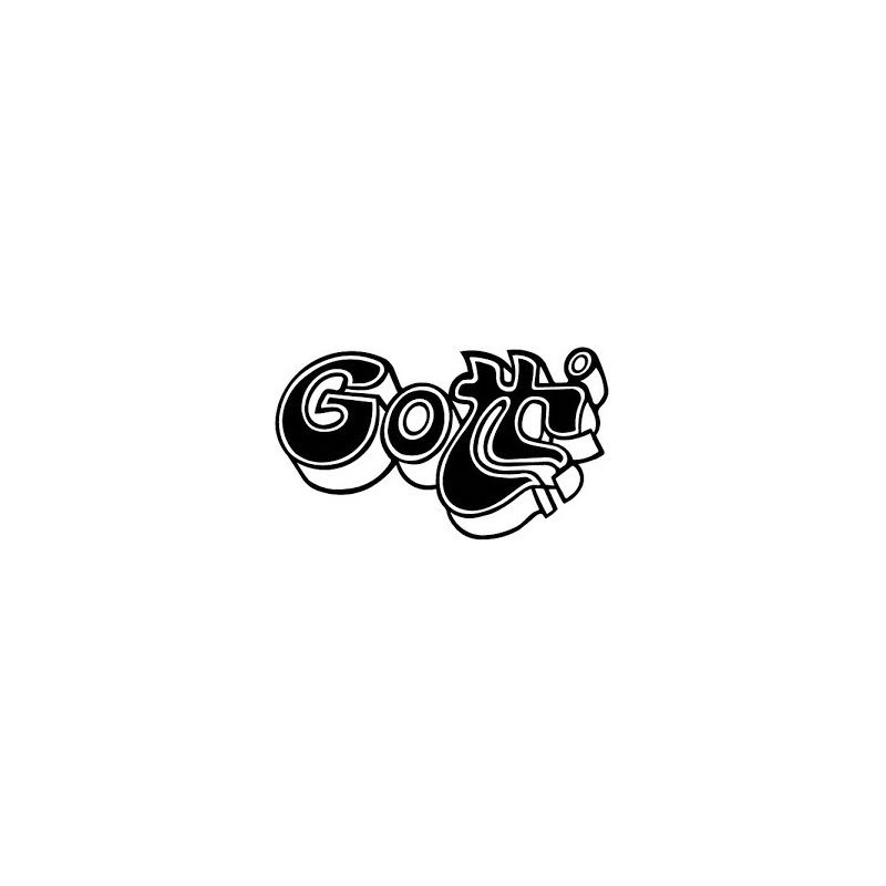 Autocollant GOTTI Logo noir/blanc L 100 H 60 mm