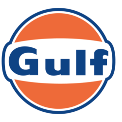 Autocollant GULF Logo diam...