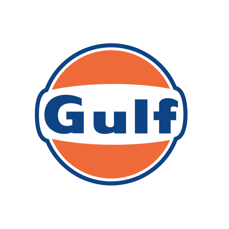 STICKER GULF Logo diam 60 mm