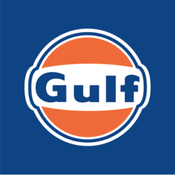 Autocollant GULF Logo fond...