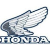 STICKER HONDA Logo aile contours noir L55 H 40 mm