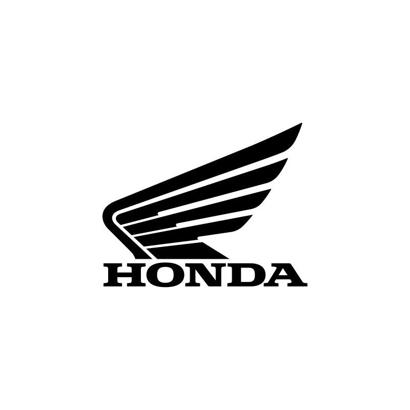 STICKER HONDA aile noir L 90 H 70 mm