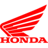 STICKER HONDA aile rouge L 90 H 70 mm