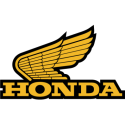 Autocollant HONDA Logo Aile D or  L 100 H 60 mm