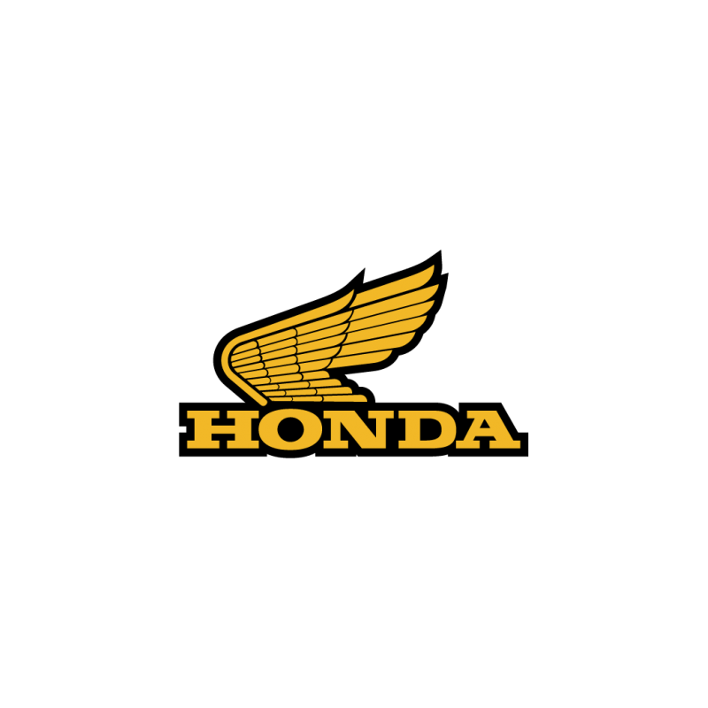 Autocollant HONDA Logo Aile D or  L 100 H 60 mm