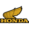 Autocollant HONDA Logo Aile D or  L 100 H 60 mm