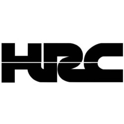 STICKER HONDA logo HRC noir L 100 H 40 mm