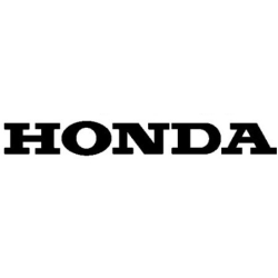 Autocollant HONDA logo lettre noir L 125 H 15 mm  Adhésif découpé