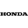 Autocollant HONDA logo lettre noir L 125 H 15 mm  Adhésif découpé