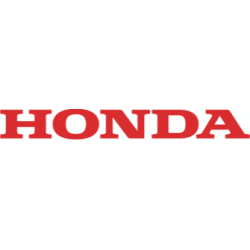 Autocollant HONDA logo lettre rouge L 125 H 15 mm  adhésif découpé