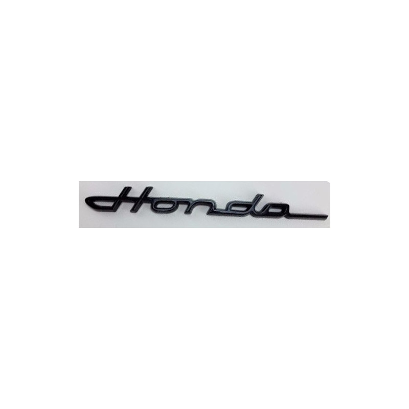 Autocollant HONDA logo srcipt noir L 100 H 20 mm