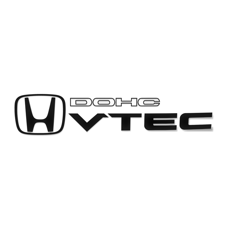 STICKER HONDA Vtec-noir L 100 H 30 mm