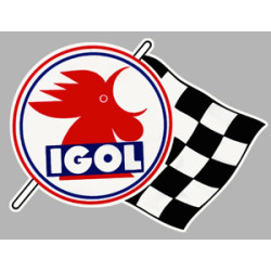 Autocollant IGOL damier L...