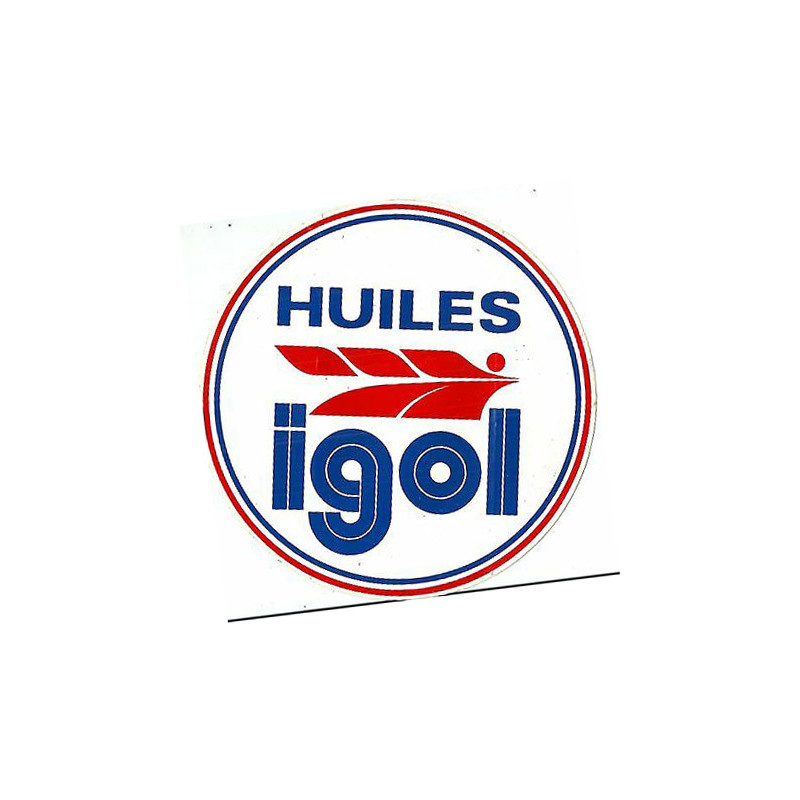 Autocollant IGOL huiles dim 50 mm