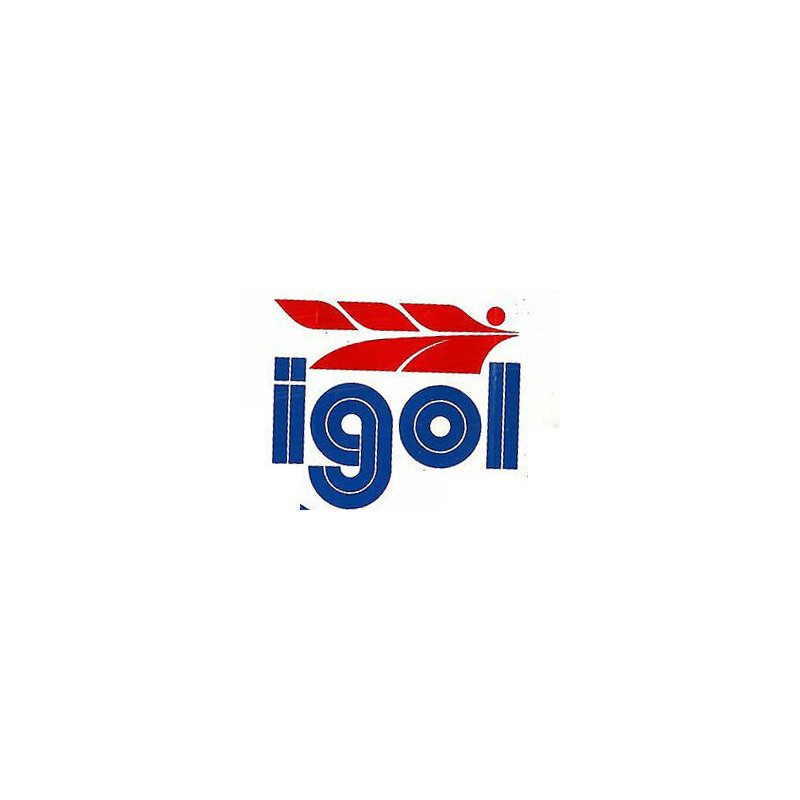 Autocollant IGOL Logo 1970 L 50 H 42 mm