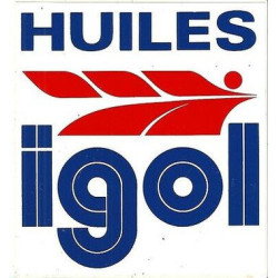 Autocollant IGOL logo hiles carré L 50 h 50 mm