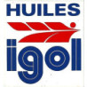 Autocollant IGOL logo hiles carré L 50 h 50 mm