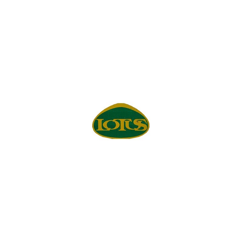 Autocollant LOTUS-logo 1986/88 dim 50 mm