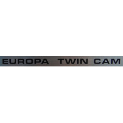 Autocollant LOTUS logo EUROPA Twin cam lettre noir L 115 H 10 mm