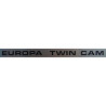 Autocollant LOTUS logo EUROPA Twin cam lettre noir L 115 H 10 mm